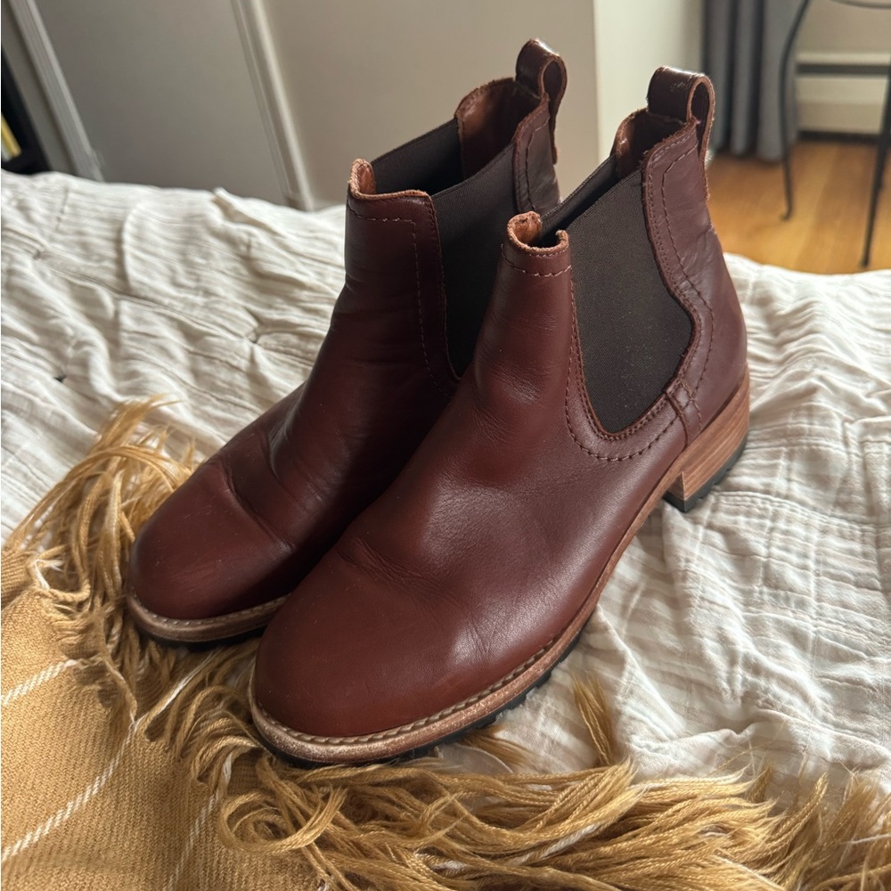 Women’s Portland Leather Co. Brown Patina Chelsea Boots